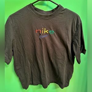 nike embroidered t shirt